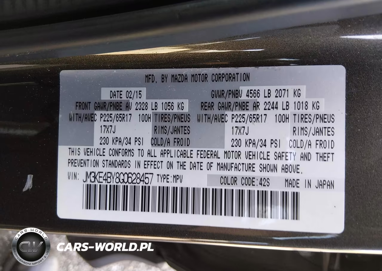 2016 Mazda Cx-5 Sport VIN:JM3KE4BY8G0628457 - 9