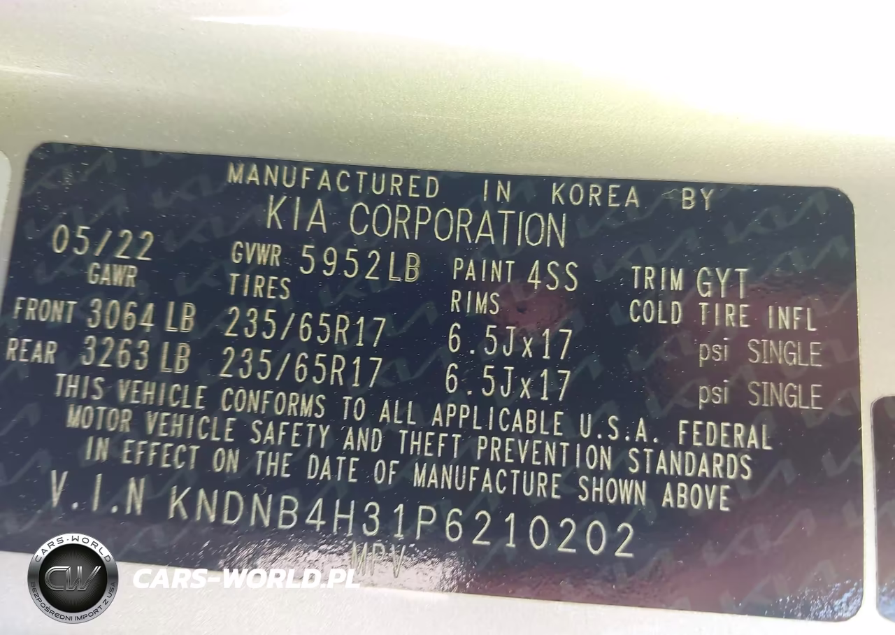 2023 Kia Carnival Mpv Lx Seat Package VIN:KNDNB4H31P6210202 - 9