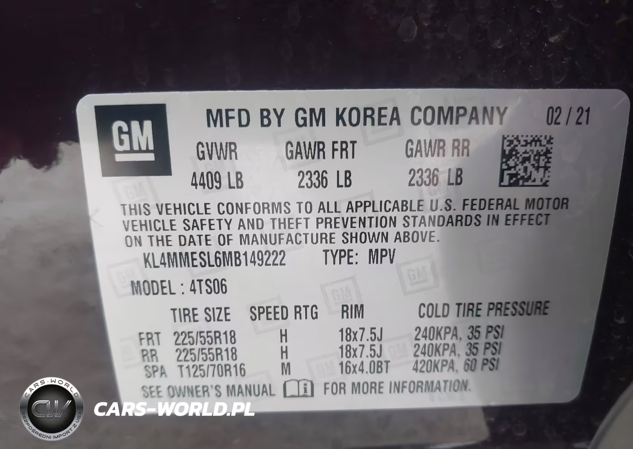 2021 Buick Encore Gx Awd Select VIN:KL4MMESL6MB149222 - 9