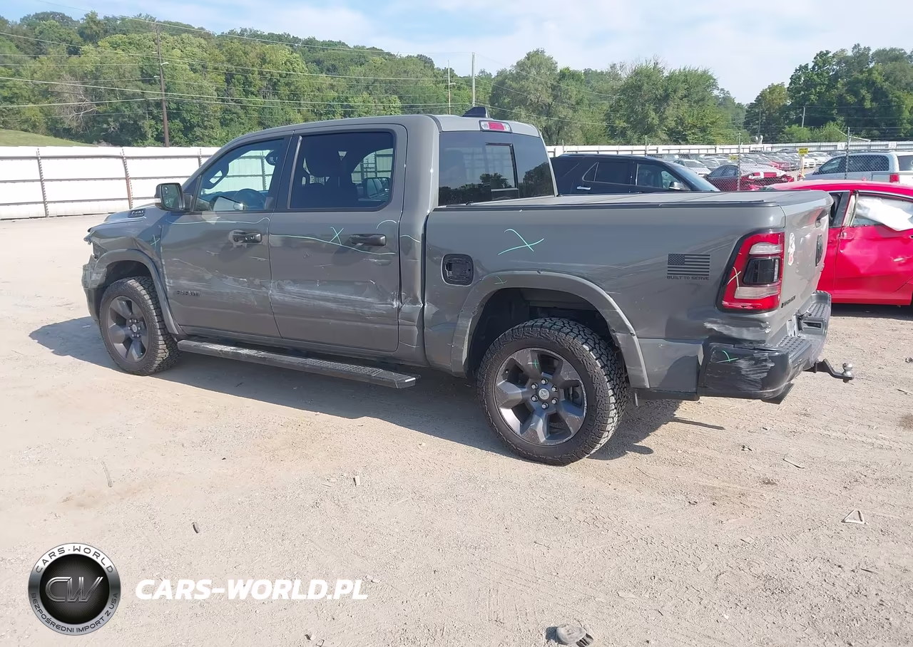 2020 Ram 1500 Big Horn 4X4 5'7 Box VIN:1C6SRFFTXLN409009 - 3