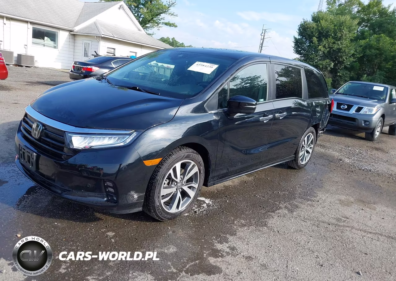 2022 Honda Odyssey Touring VIN:5FNRL6H86NB049661 - 2