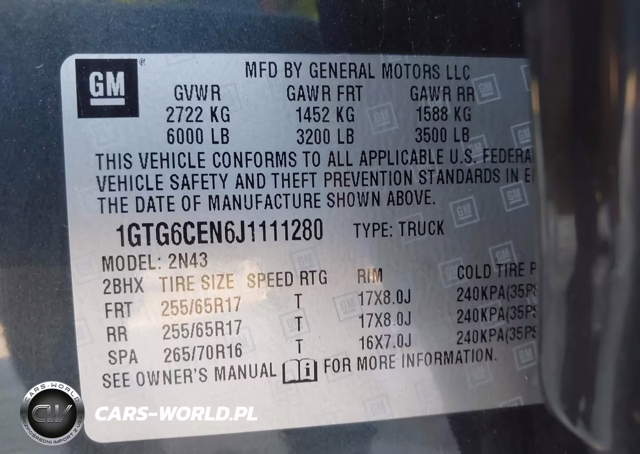 2018 GMC Canyon Sle VIN:1GTG6CEN6J1111280 - 9