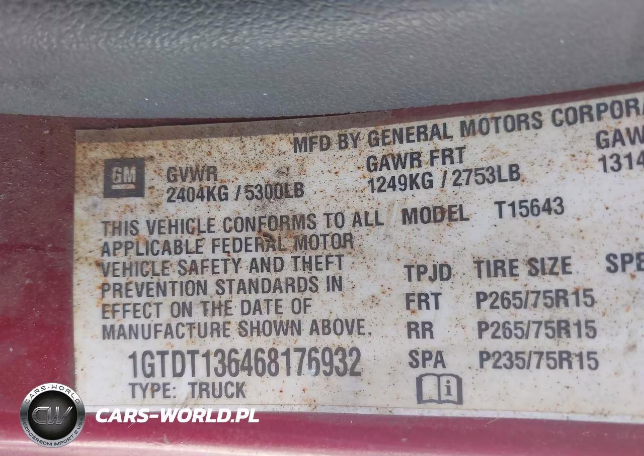 2006 GMC Canyon Sle2 VIN:1GTDT136468176932 - 9