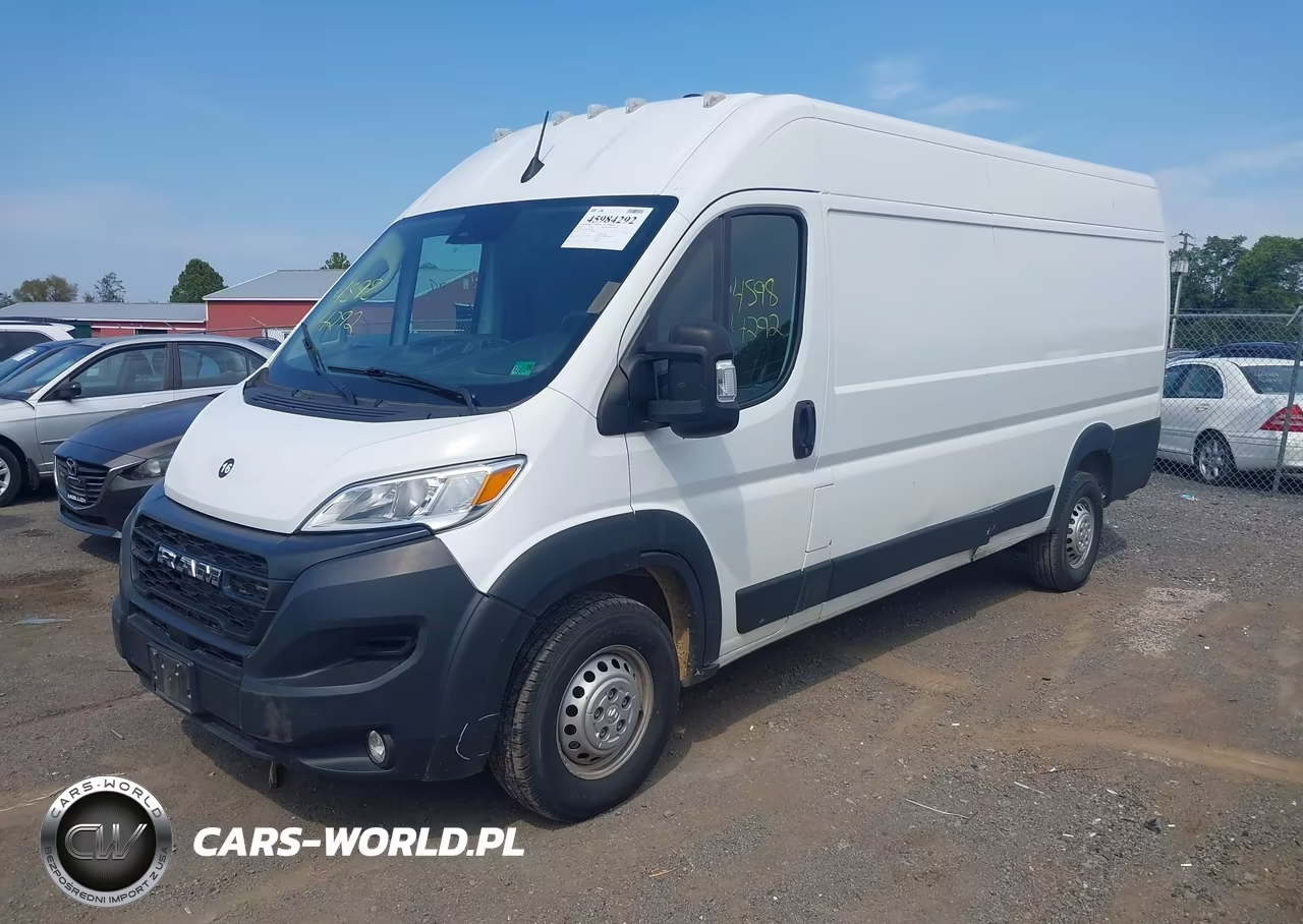 2025 Ram Promaster 3500 Cargo Van Tradesman High Roof 159 Wb Ext VIN:3C6MRVJG7SE504868 - 2