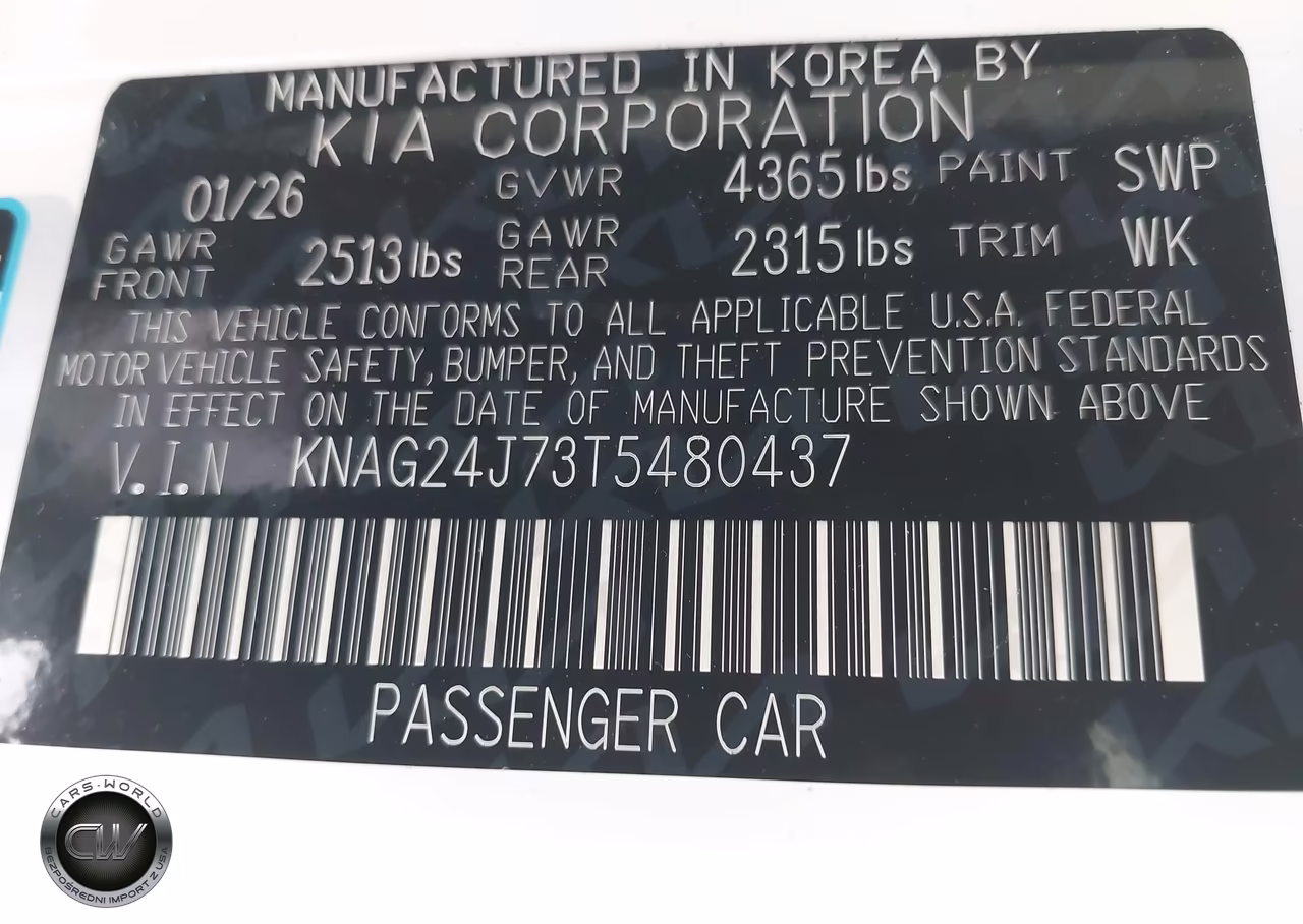 2026 Kia K5 Lxs Fwd VIN:KNAG24J73T5480437 - 9