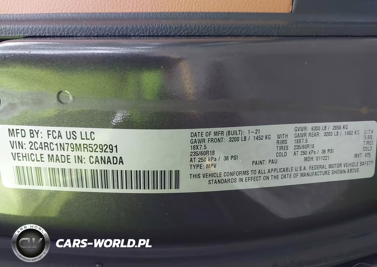 2021 Chrysler Pacifica Hybrid Pinnacle VIN:2C4RC1N79MR529291 - 9