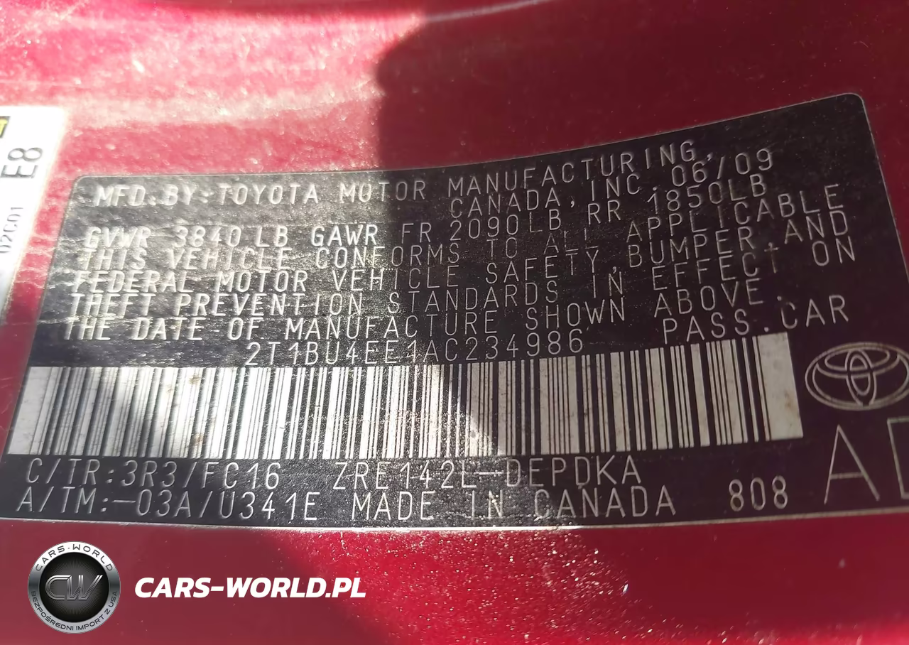 2010 Toyota Corolla Le VIN:2T1BU4EE1AC234986 - 9