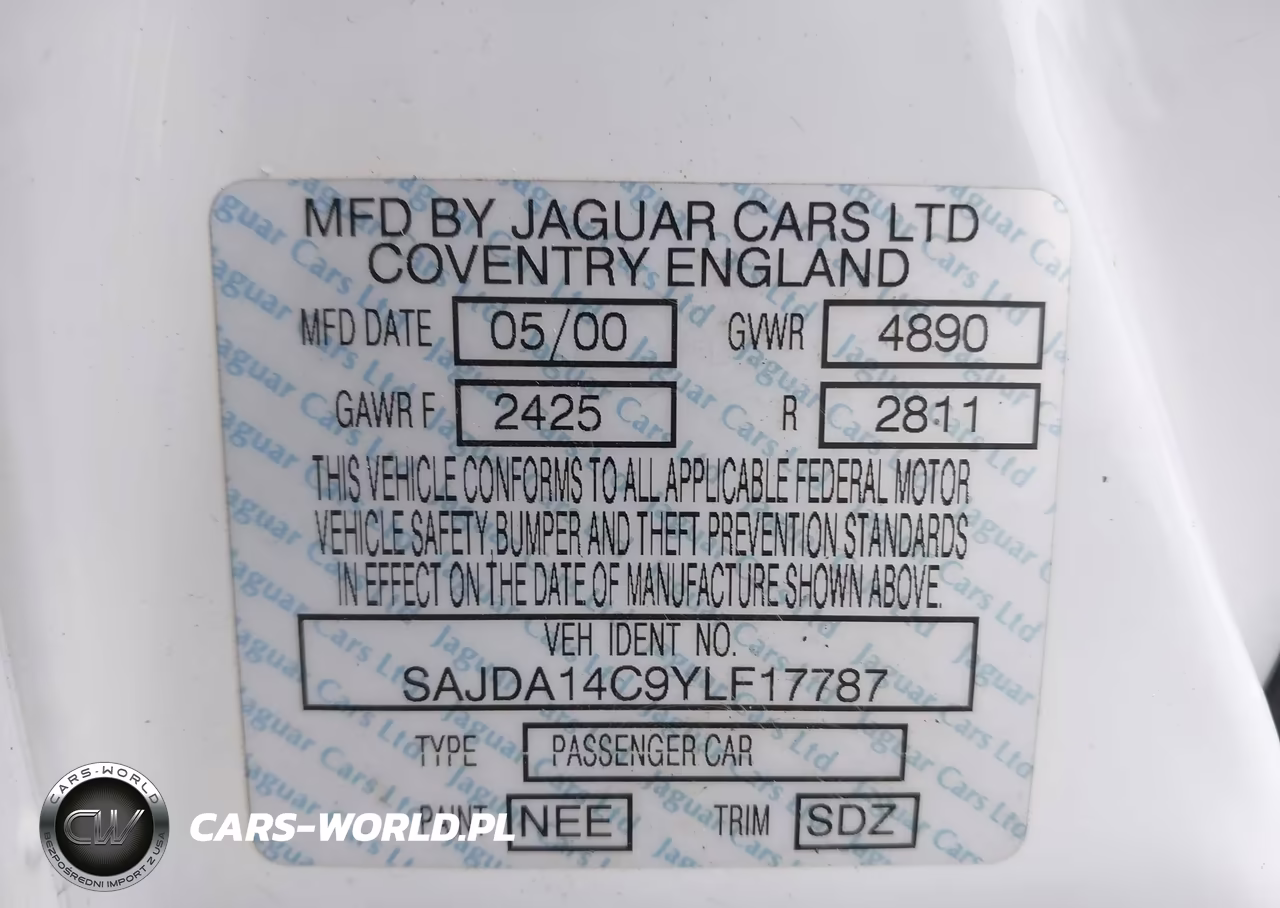 2000 Jaguar Xj8 VIN:SAJDA14C9YLF17787 - 9