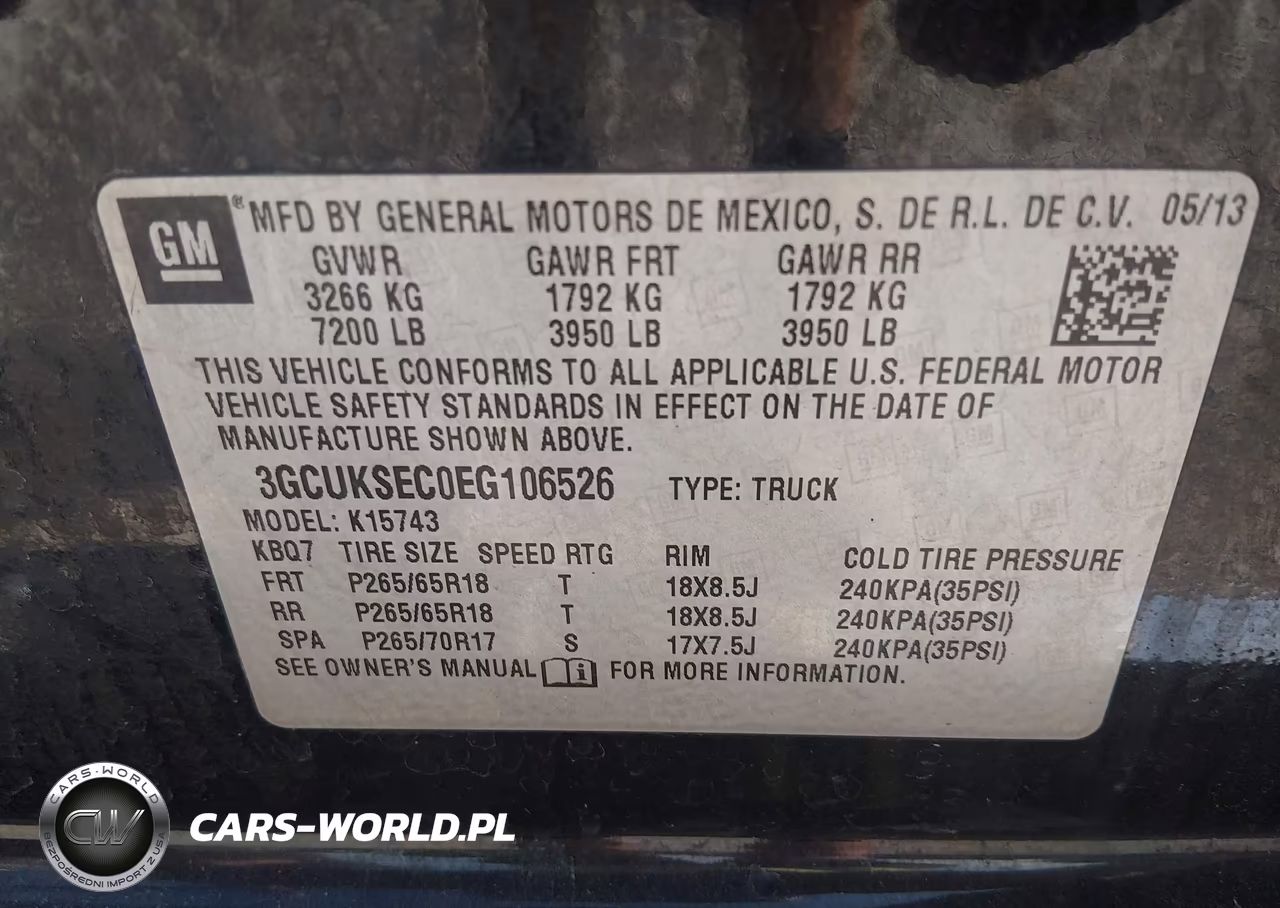 2014 Chevrolet Silverado 1500 Ltz VIN:3GCUKSEC0EG106526 - 9