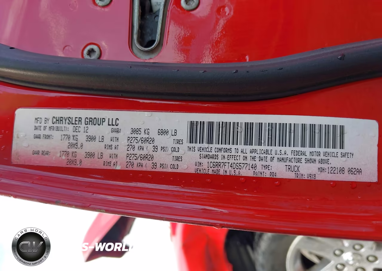 2013 Ram 1500 Express VIN:1C6RR7FT4DS577140 - 9