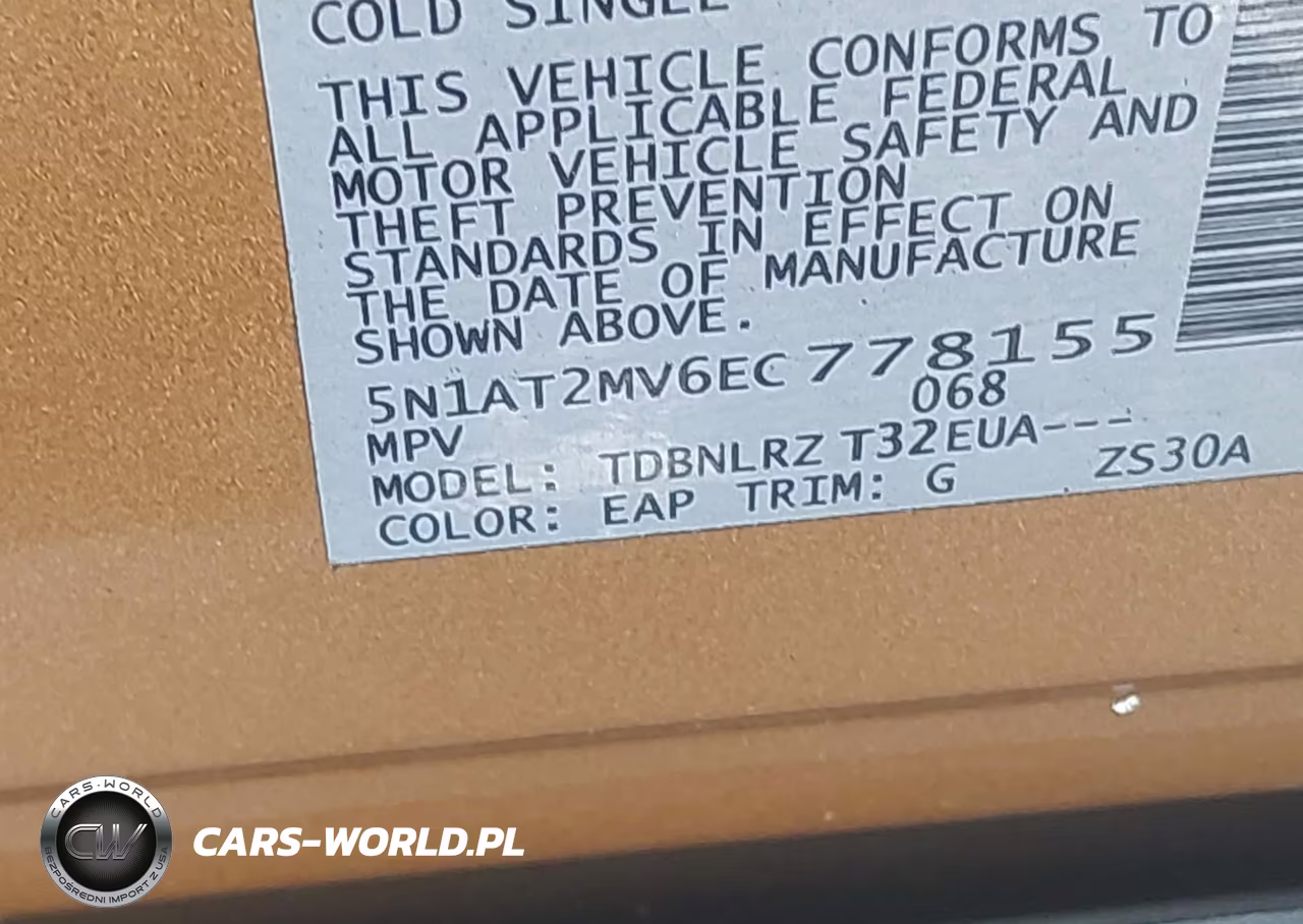 2014 Nissan Rogue Sl VIN:5N1AT2MV6EC778155 - 9