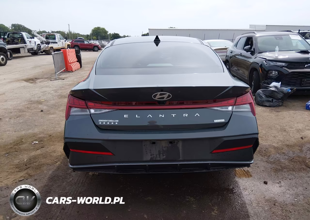 2024 Hyundai Elantra Hybrid Blue VIN:KMHLM4DJ8RU094934 - 17