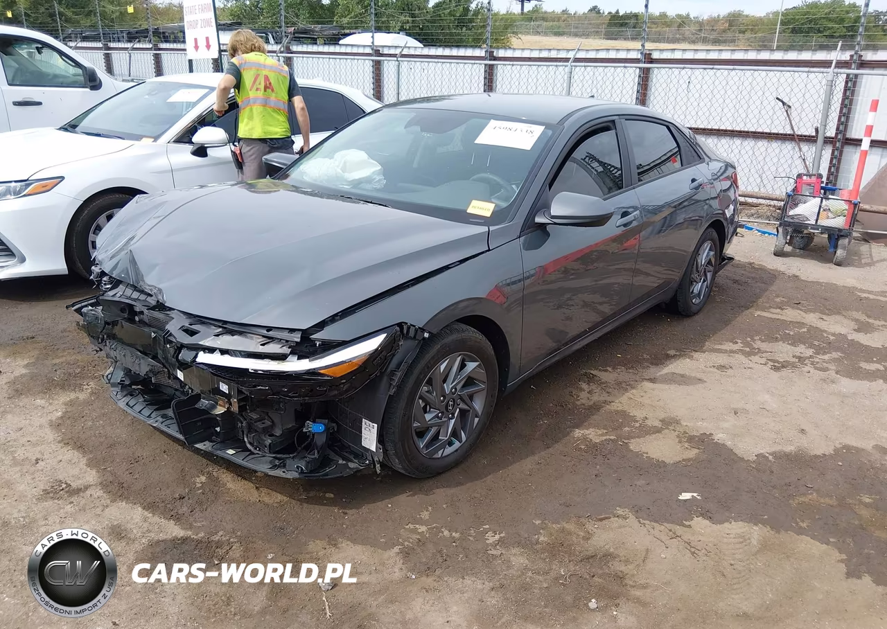 2024 Hyundai Elantra Hybrid Blue VIN:KMHLM4DJ8RU094934 - 2