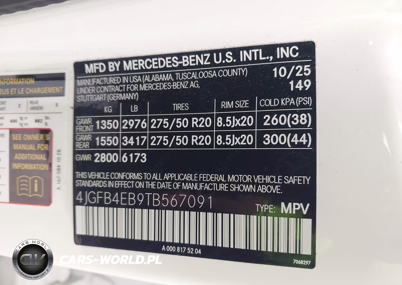 2026 Mercedes-Benz Gle 350 VIN:4JGFB4EB9TB567091 - 9