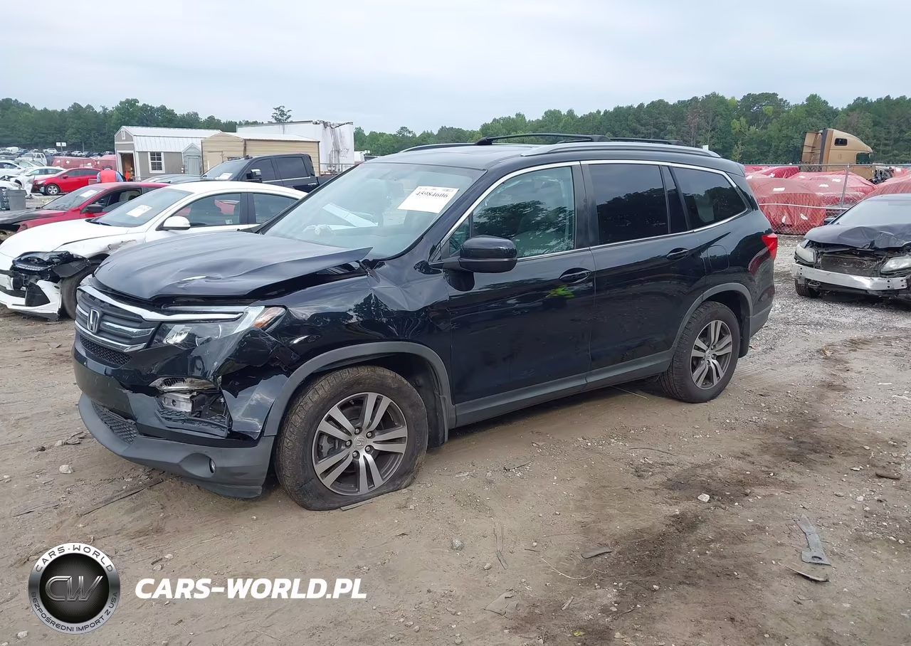 2016 Honda Pilot Ex-L VIN:5FNYF6H5XGB095876 - 2