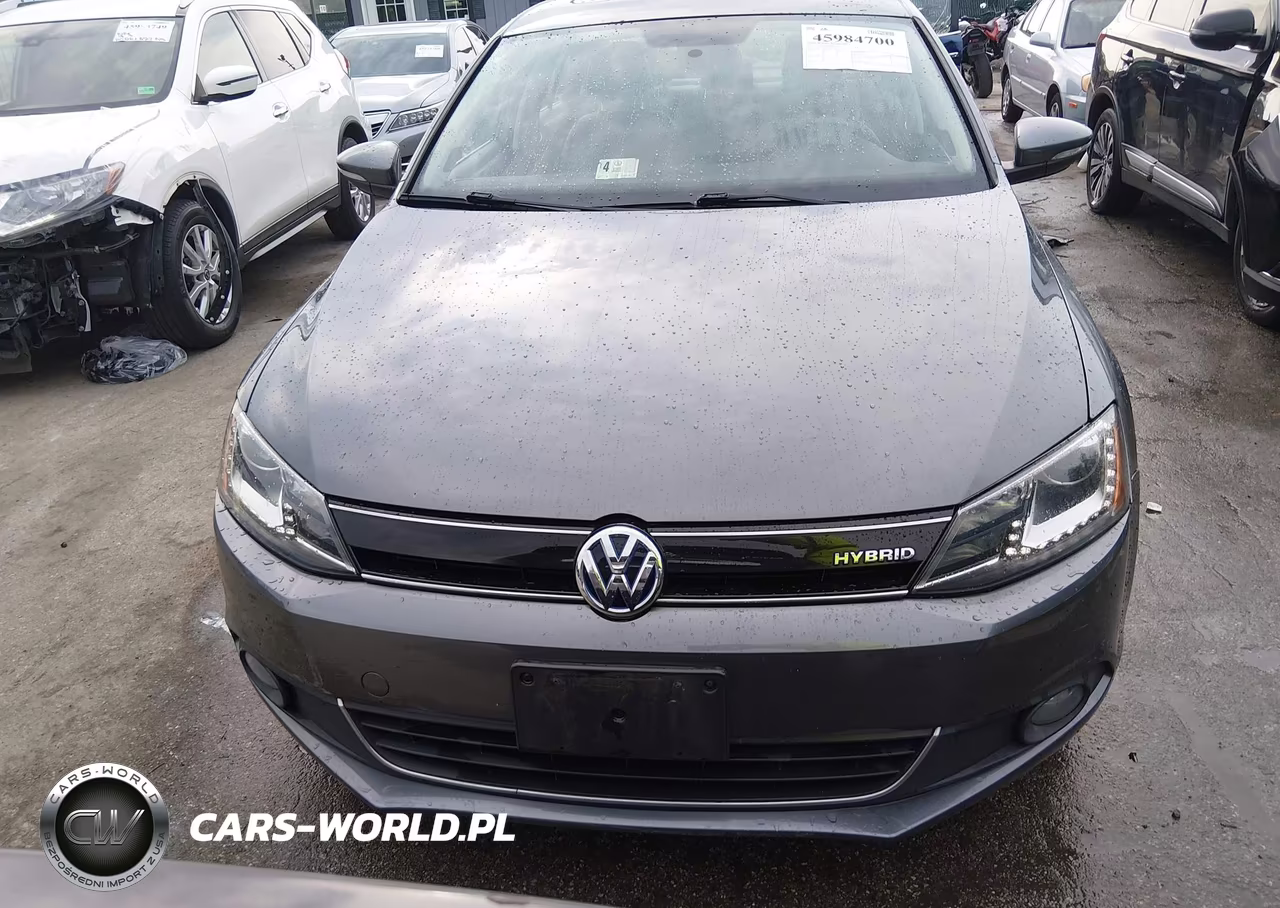 2014 Volkswagen Jetta Hybrid Sel Premium VIN:3VW637AJ4EM277186 - 12