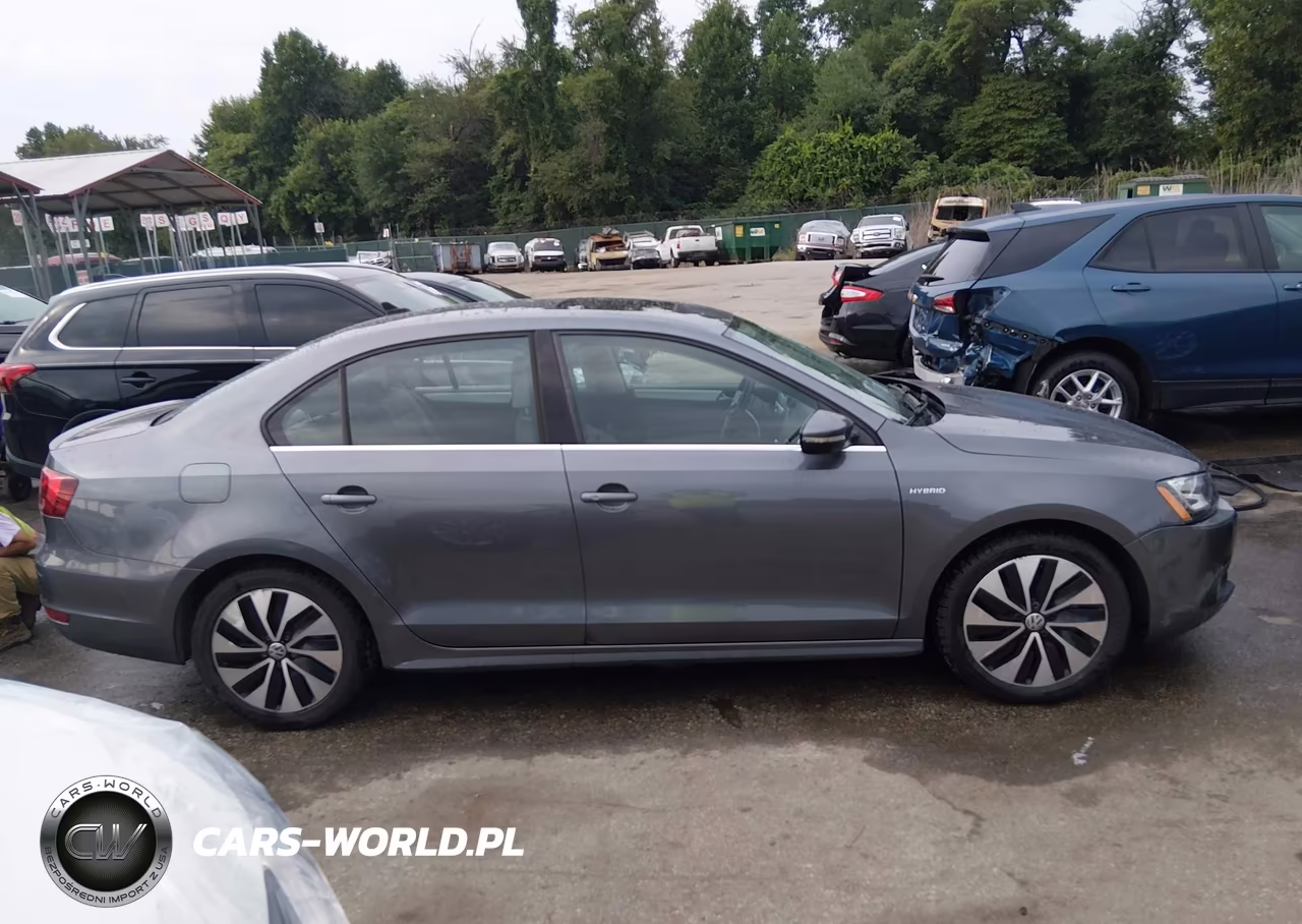 2014 Volkswagen Jetta Hybrid Sel Premium VIN:3VW637AJ4EM277186 - 13