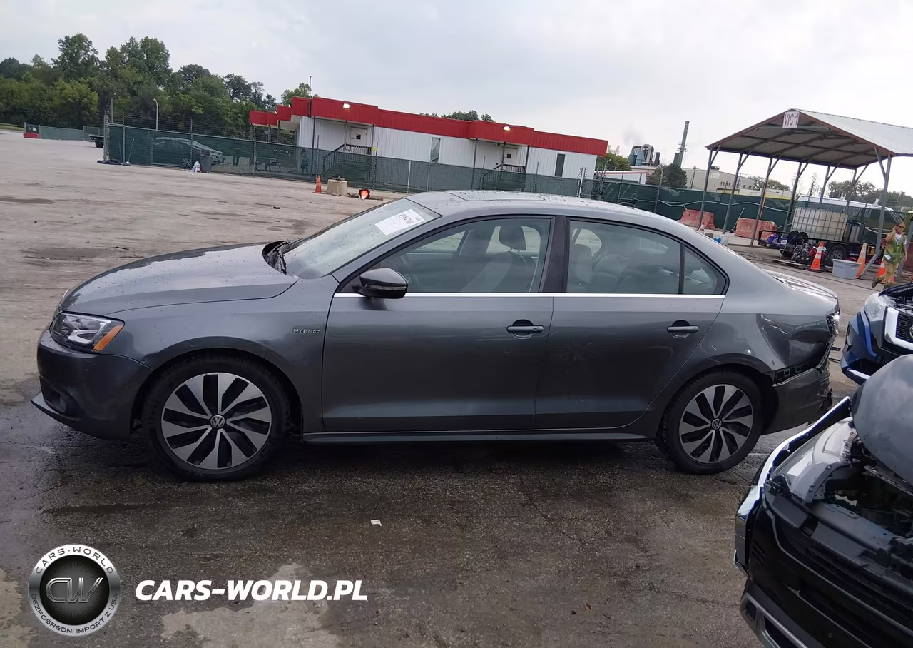 2014 Volkswagen Jetta Hybrid Sel Premium VIN:3VW637AJ4EM277186 - 14