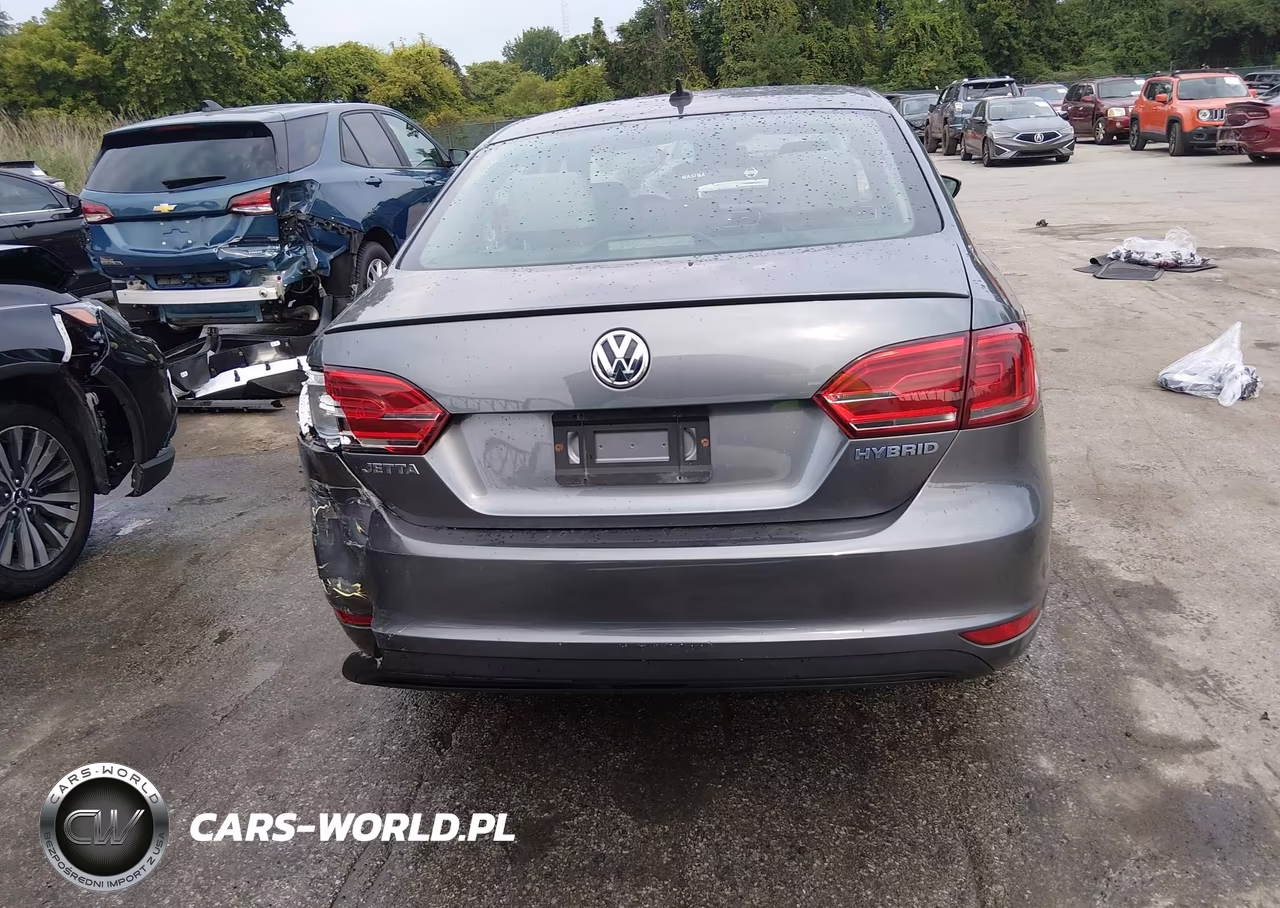 2014 Volkswagen Jetta Hybrid Sel Premium VIN:3VW637AJ4EM277186 - 16
