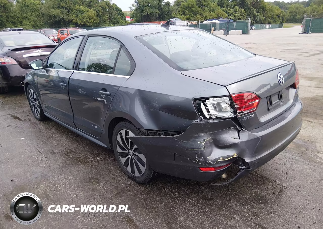 2014 Volkswagen Jetta Hybrid Sel Premium VIN:3VW637AJ4EM277186 - 3