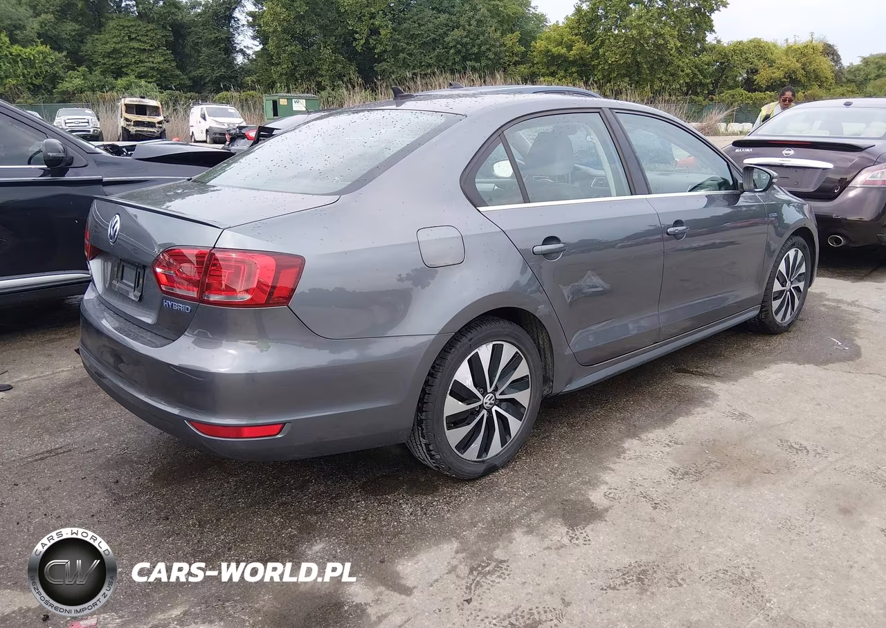 2014 Volkswagen Jetta Hybrid Sel Premium VIN:3VW637AJ4EM277186 - 4