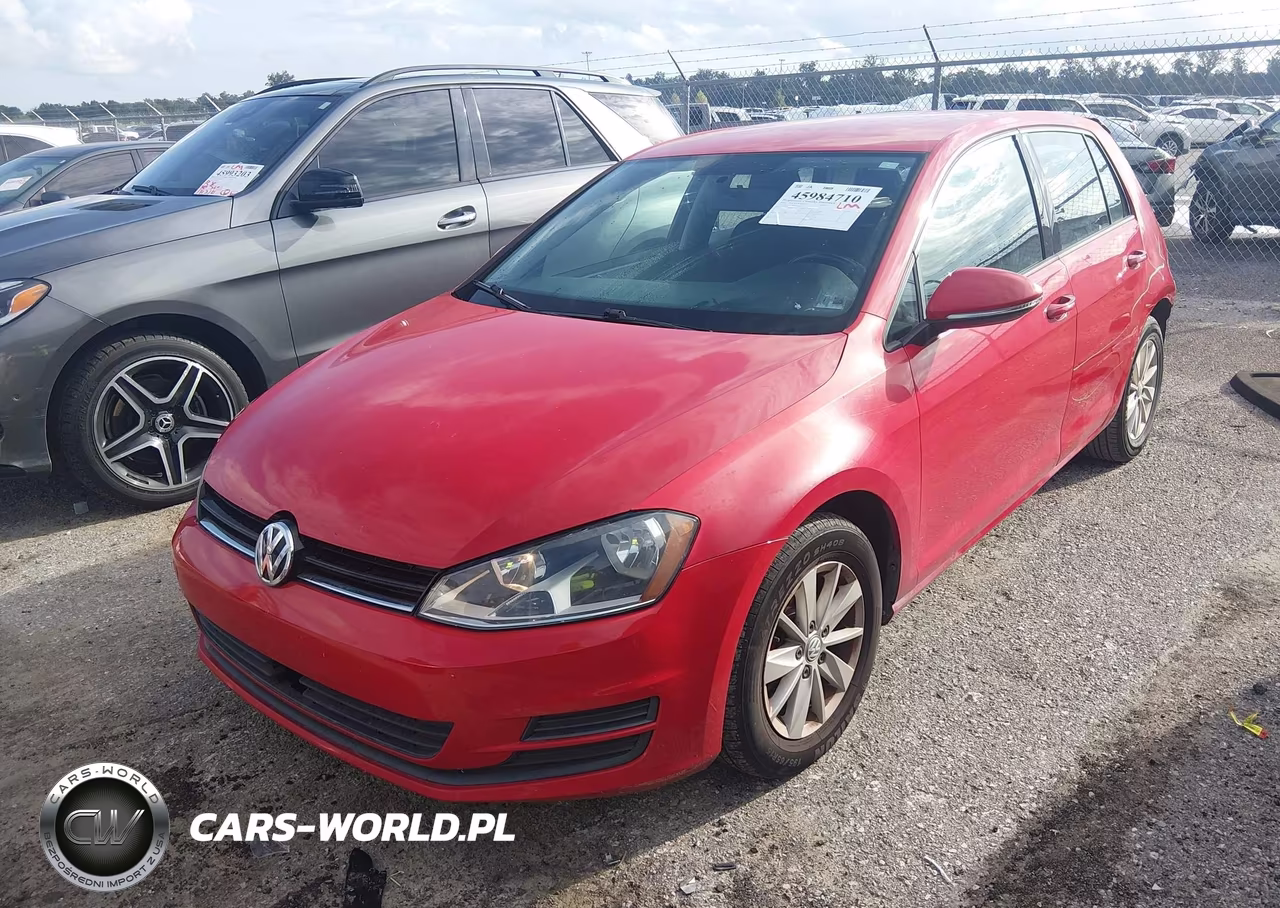 2016 Volkswagen Golf Tsi S 4-Door VIN:3VW217AU9GM038427 - 2