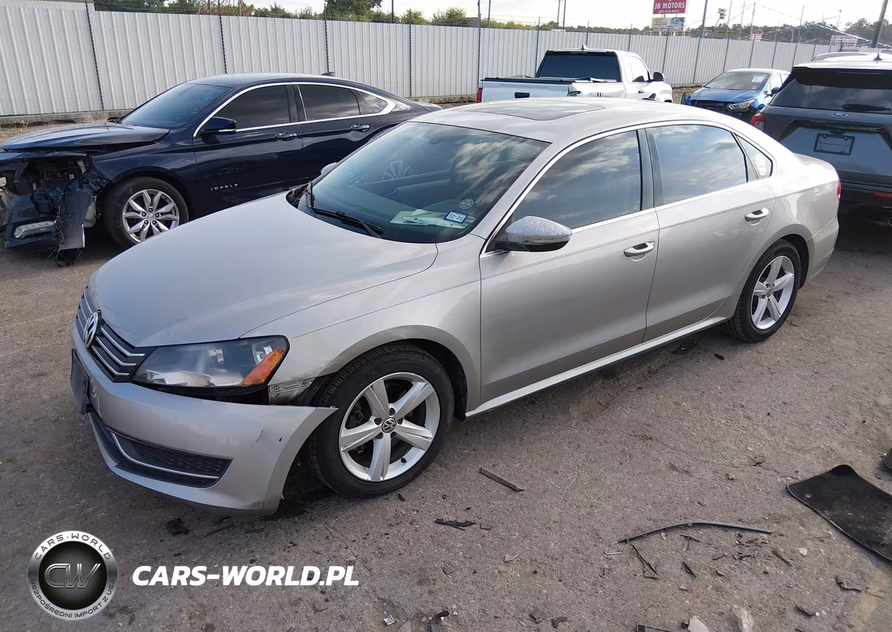 2012 Volkswagen Passat 2.5L Se VIN:1VWBH7A36CC009059 - 2