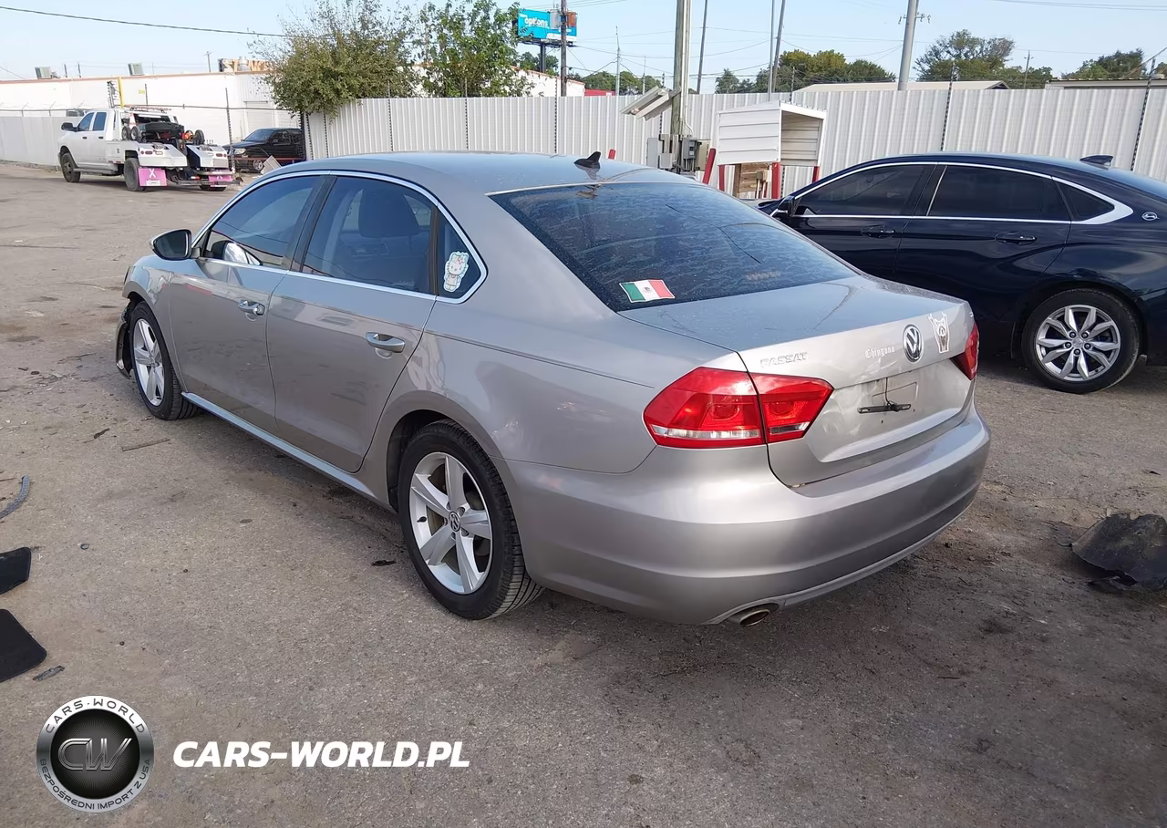 2012 Volkswagen Passat 2.5L Se VIN:1VWBH7A36CC009059 - 3
