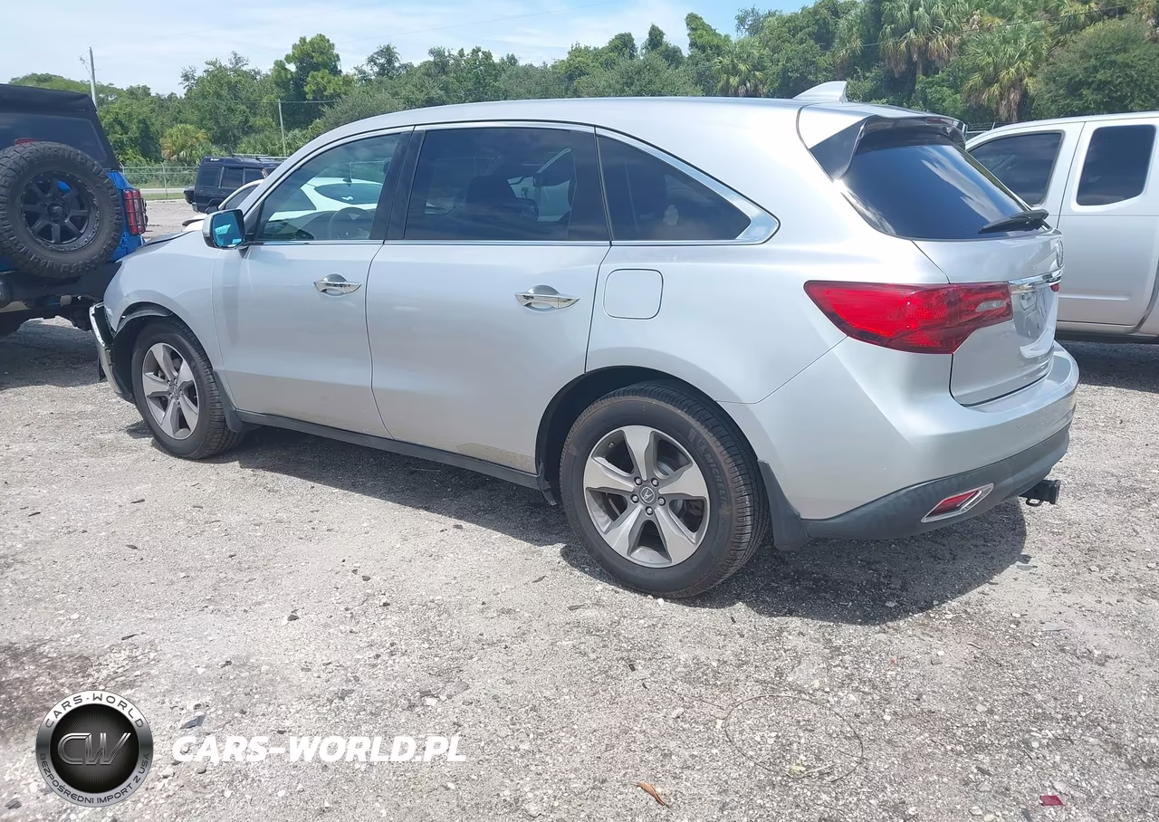 2014 Acura Mdx VIN:5FRYD3H25EB013624 - 3