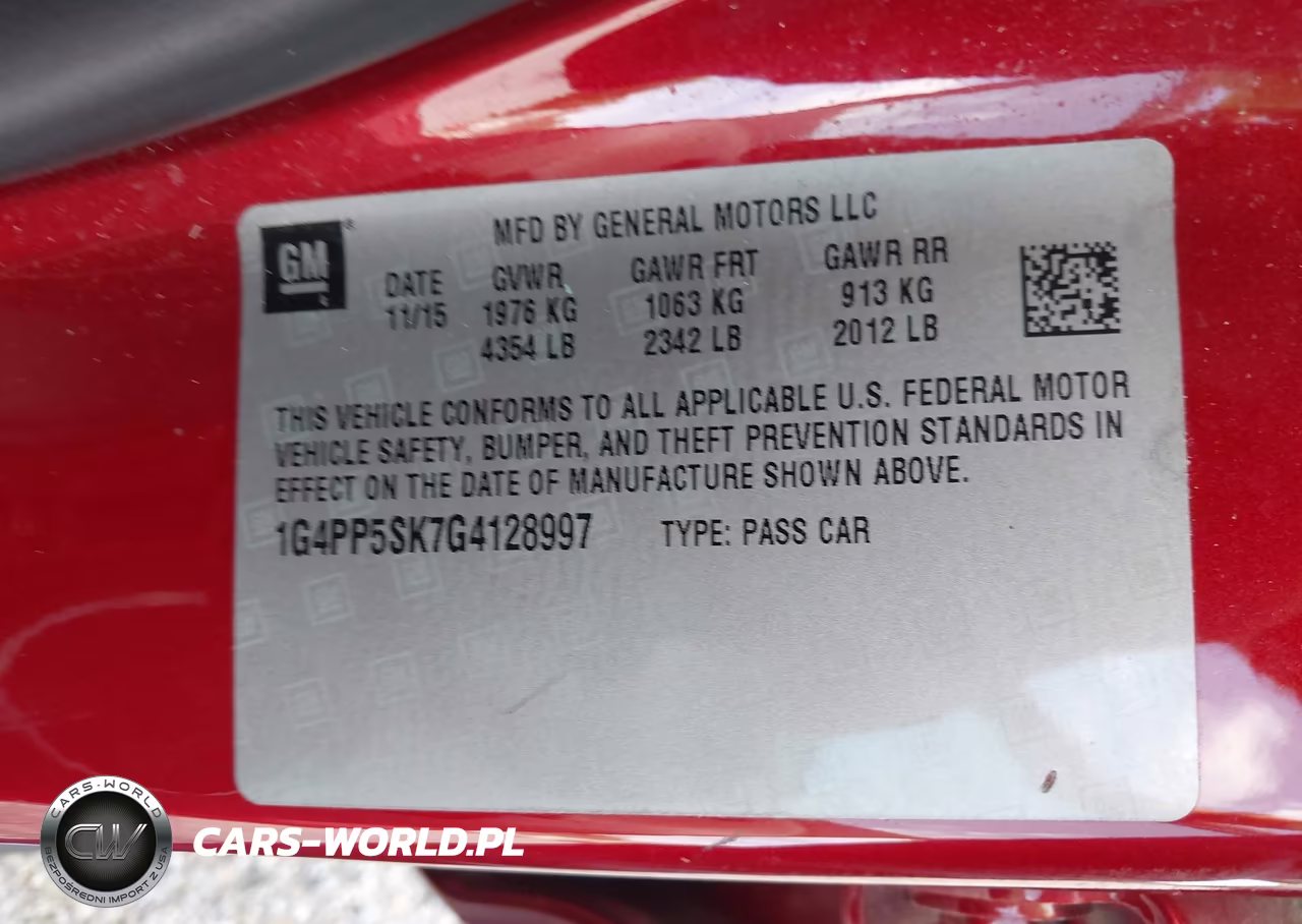 2016 Buick Verano VIN:1G4PP5SK7G4128997 - 9