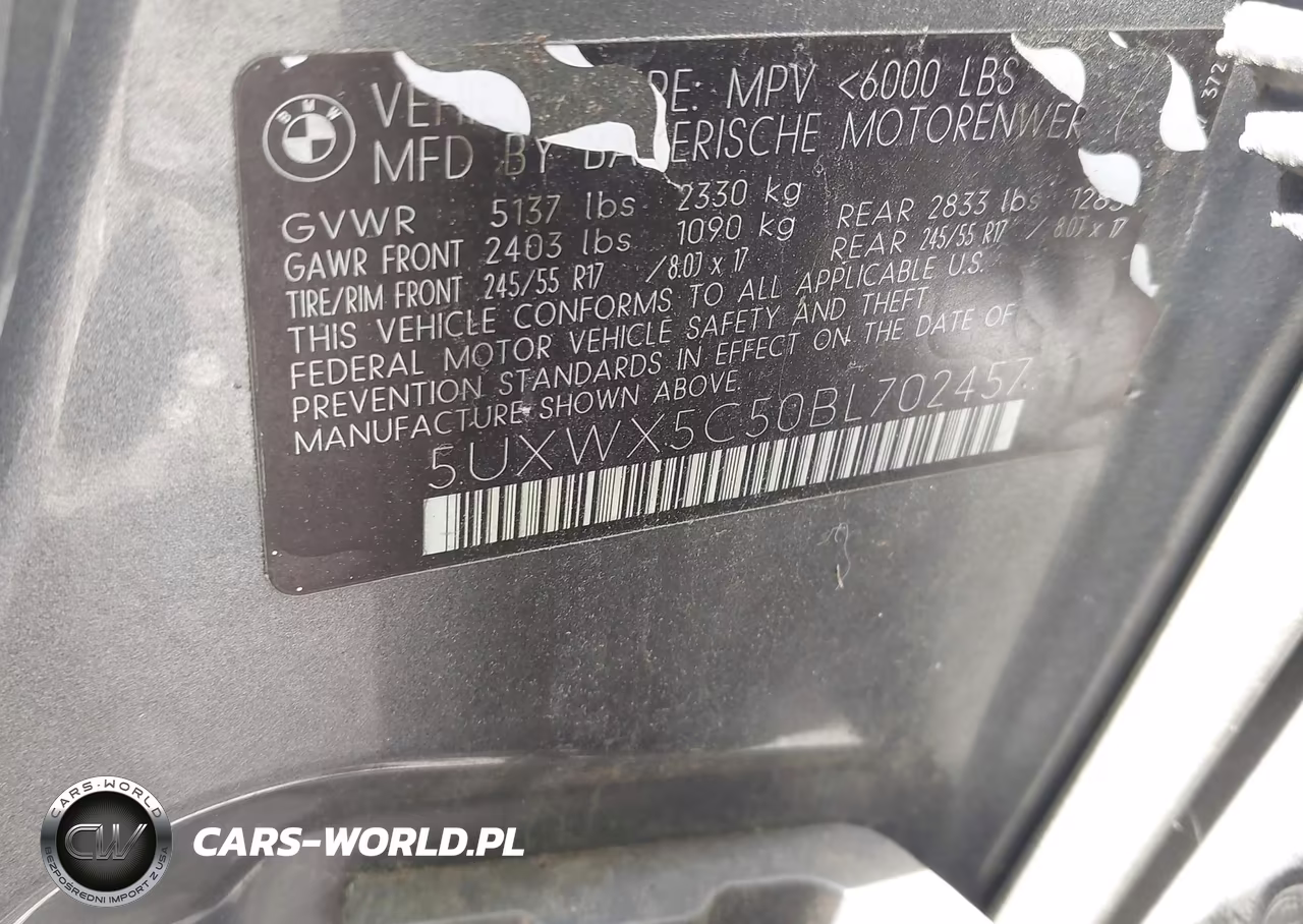 2011 BMW X3 xDrive28I VIN:5UXWX5C50BL702457 - 9