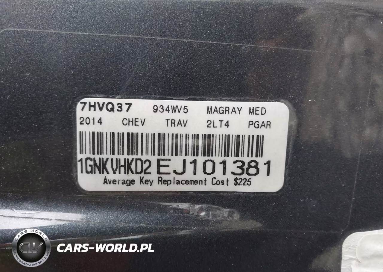 2014 Chevrolet Traverse 2Lt VIN:1GNKVHKD2EJ101381 - 9