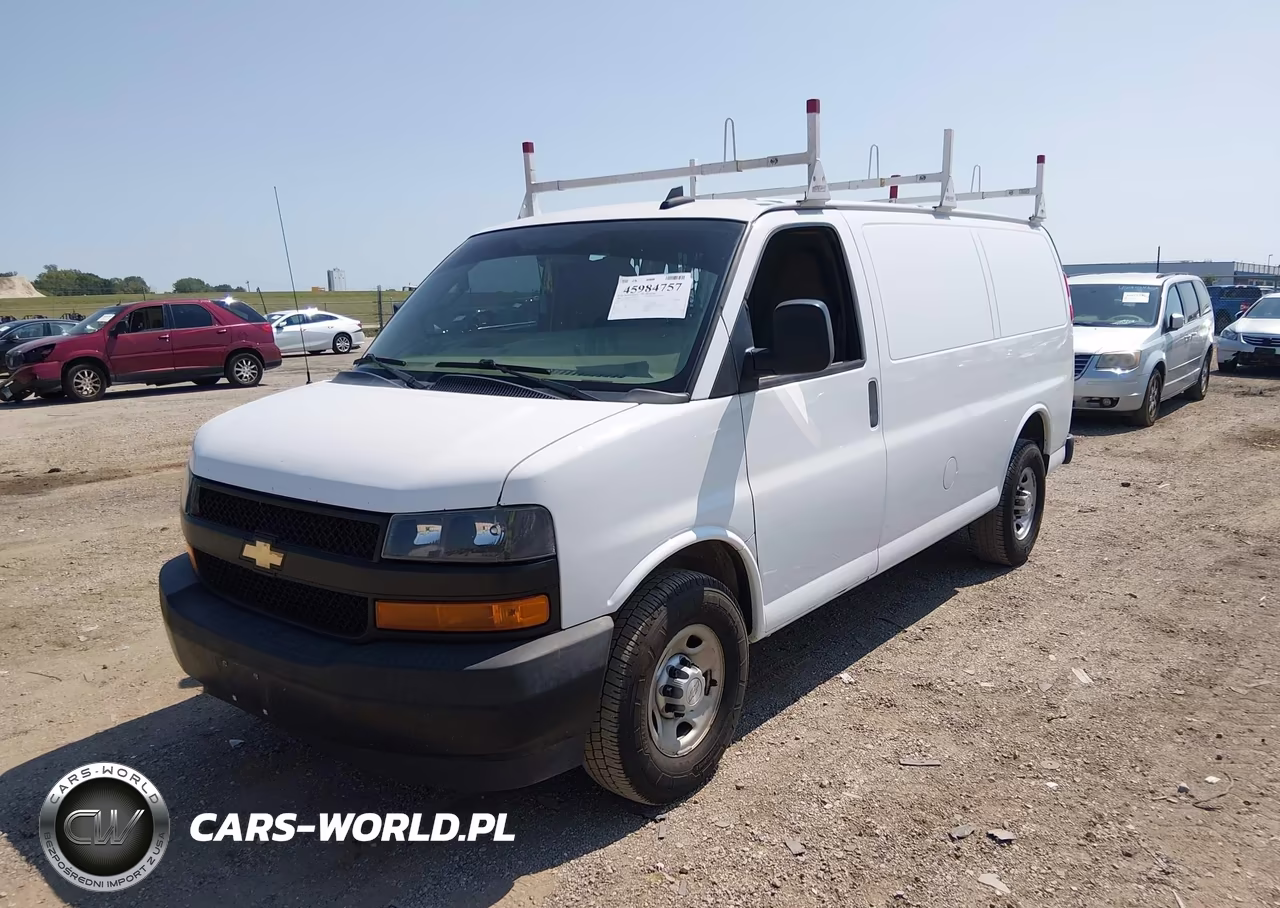 2020 Chevrolet Express Cargo Rwd 2500 Regular Wheelbase Wt VIN:1GCWGAFG0L1122629 - 2