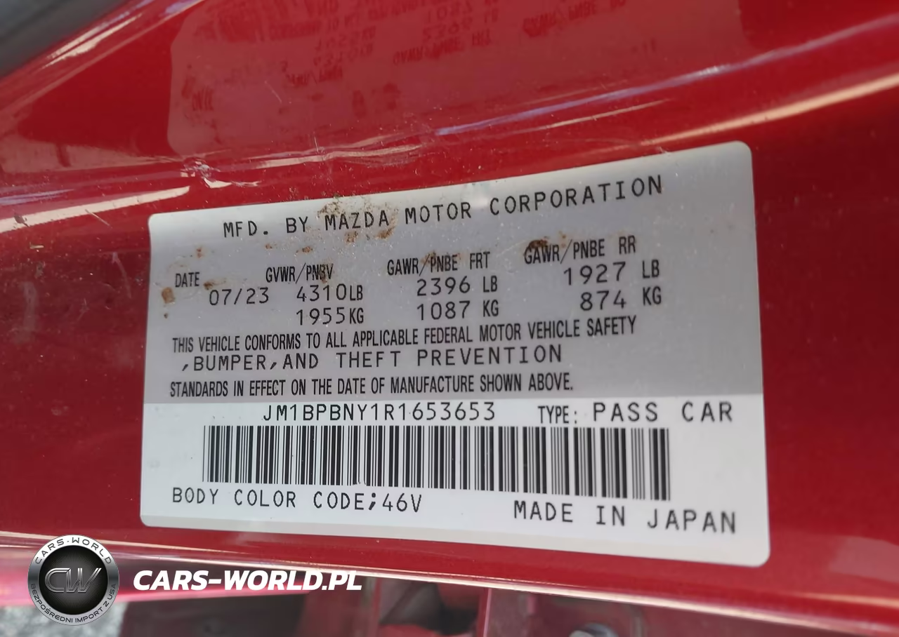 2024 Mazda Mazda3 2.5 Turbo Premium Plus VIN:JM1BPBNY1R1653653 - 9