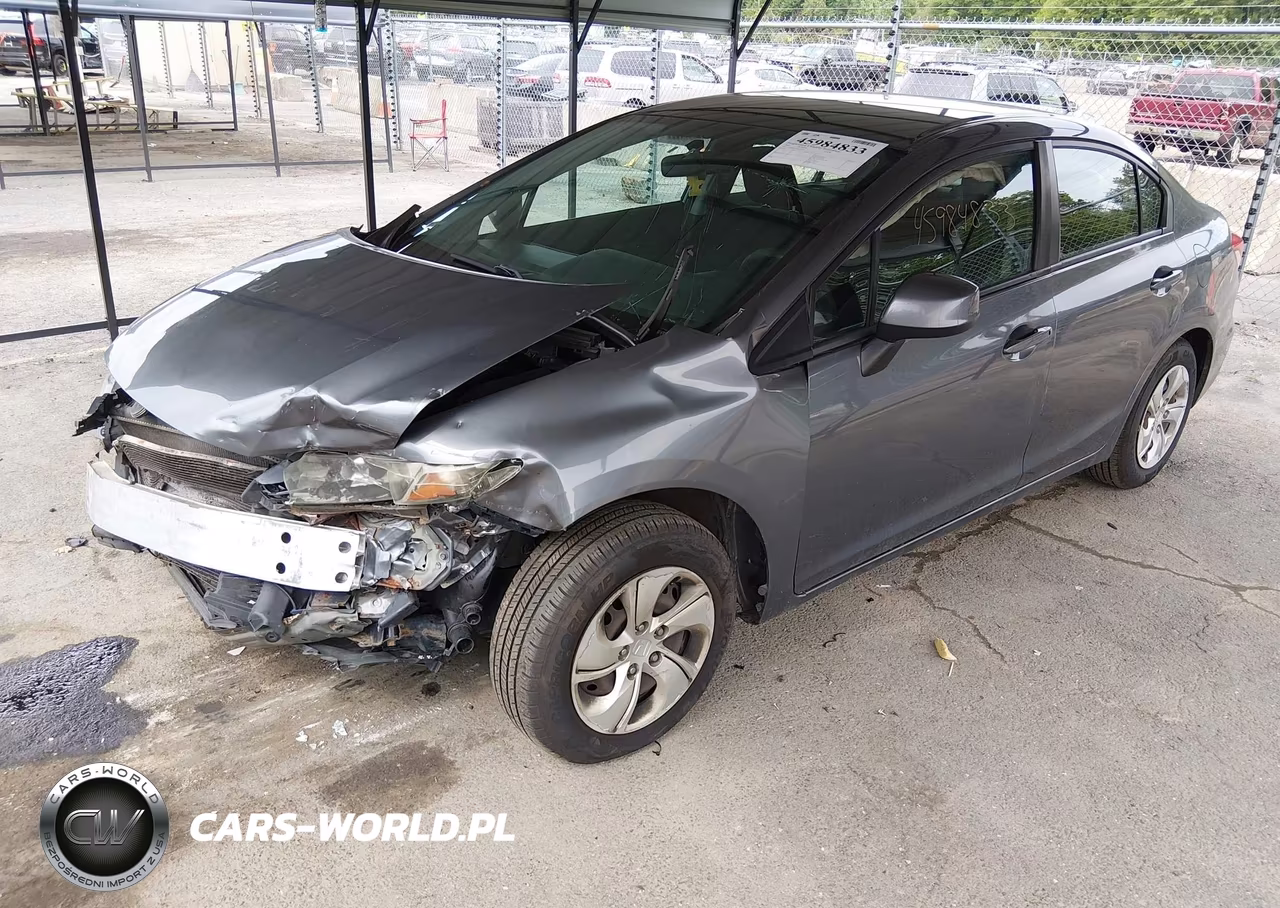 2013 Honda Civic Lx VIN:19XFB2F57DE242915 - 2