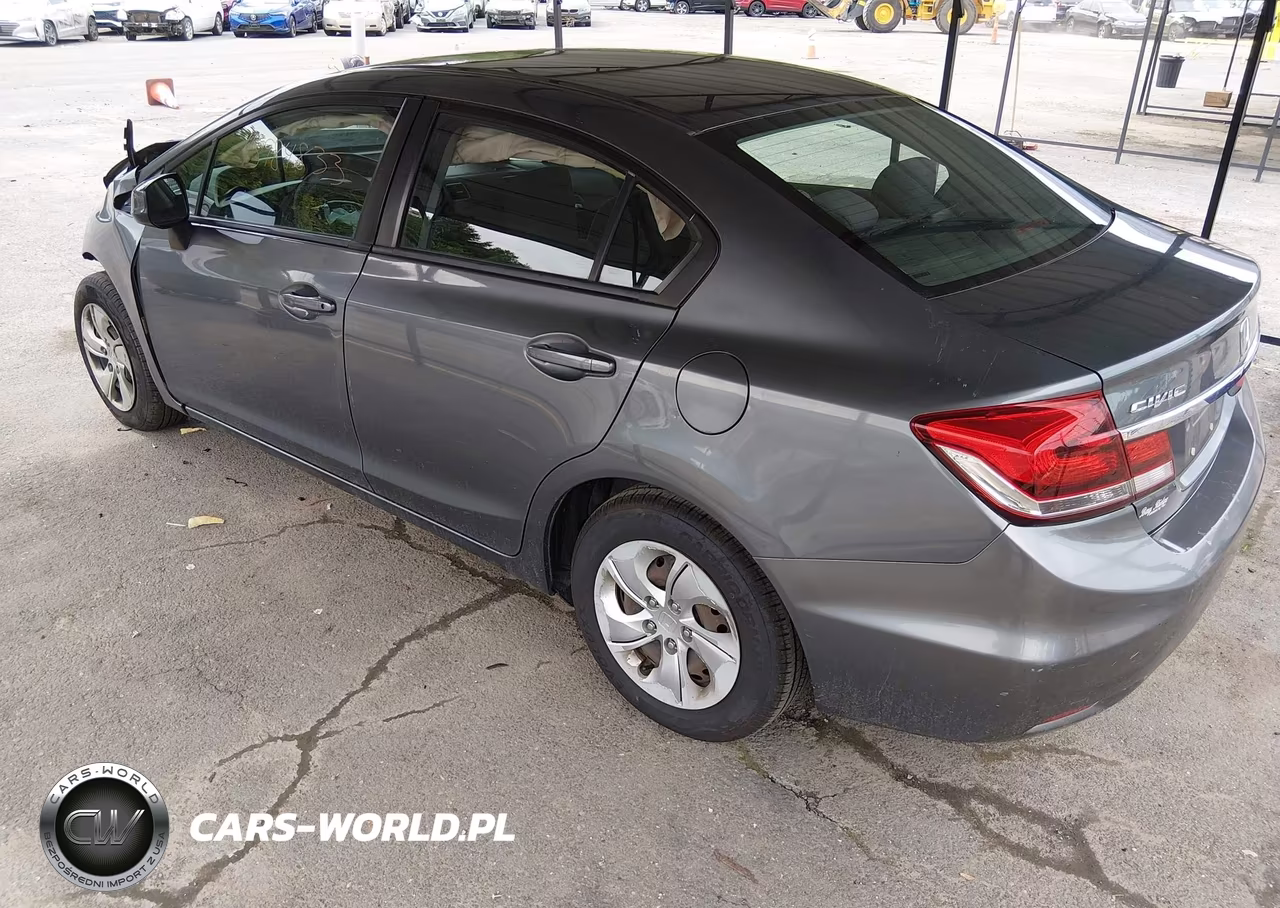 2013 Honda Civic Lx VIN:19XFB2F57DE242915 - 3