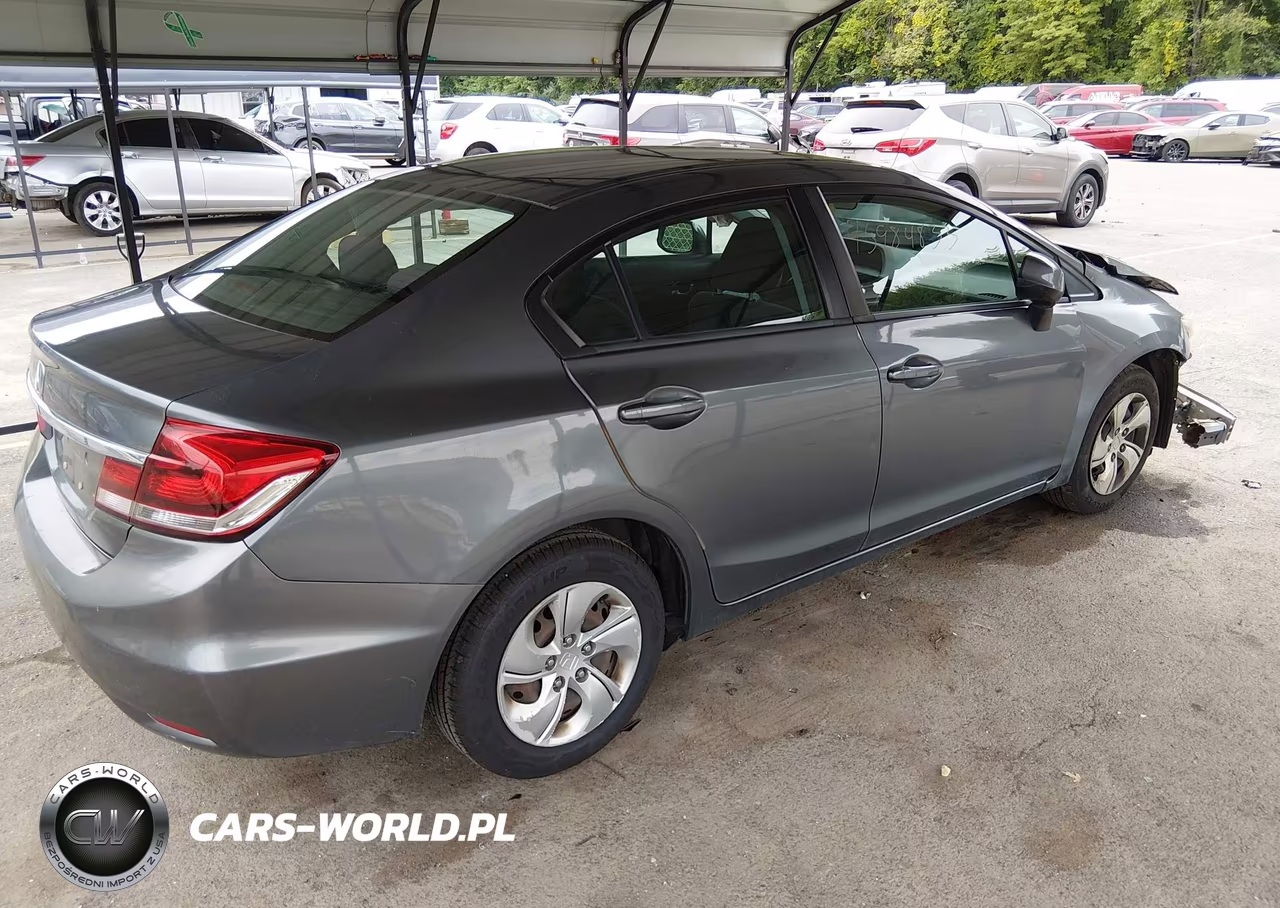 2013 Honda Civic Lx VIN:19XFB2F57DE242915 - 4