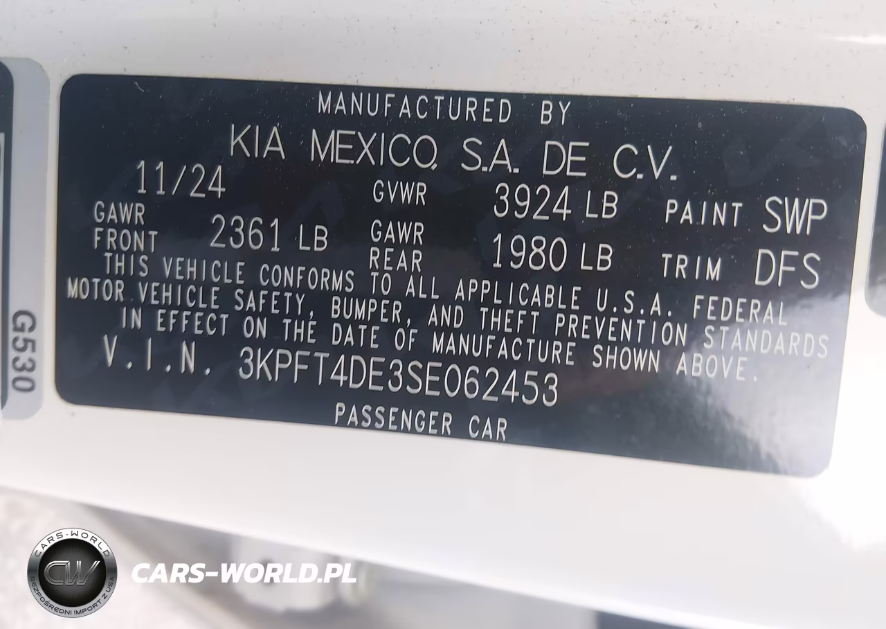2025 Kia K4 Lx VIN:3KPFT4DE3SE062453 - 9