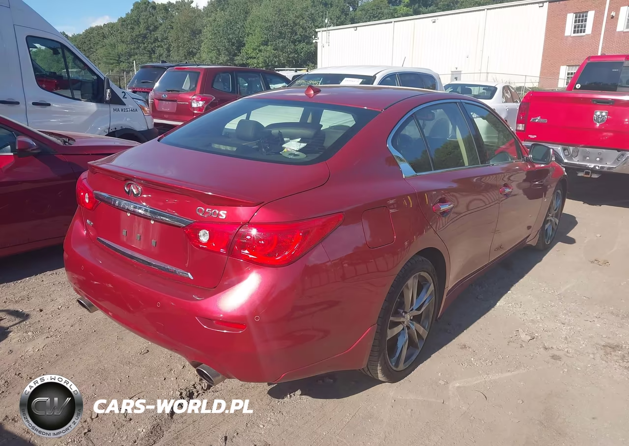 2016 Infiniti Q50 3.0T Sport VIN:JN1EV7ARXGM343840 - 4