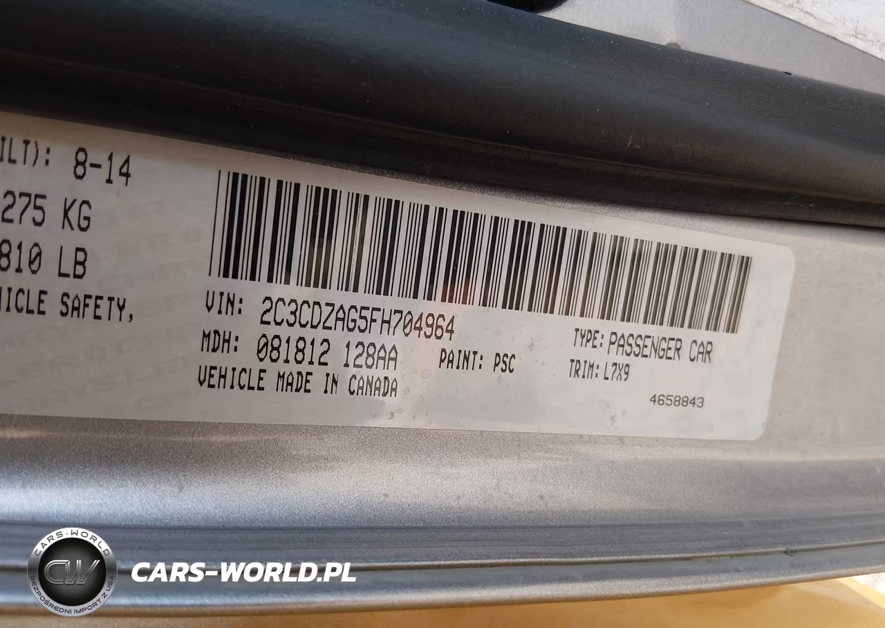 2015 Dodge Challenger Sxt VIN:2C3CDZAG5FH704964 - 9