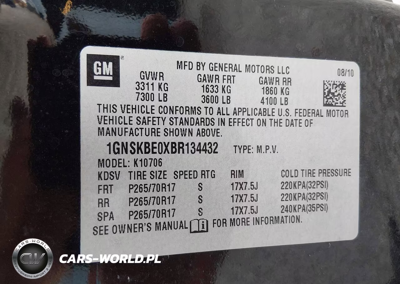 2011 Chevrolet Tahoe Lt VIN:1GNSKBE0XBR134432 - 9