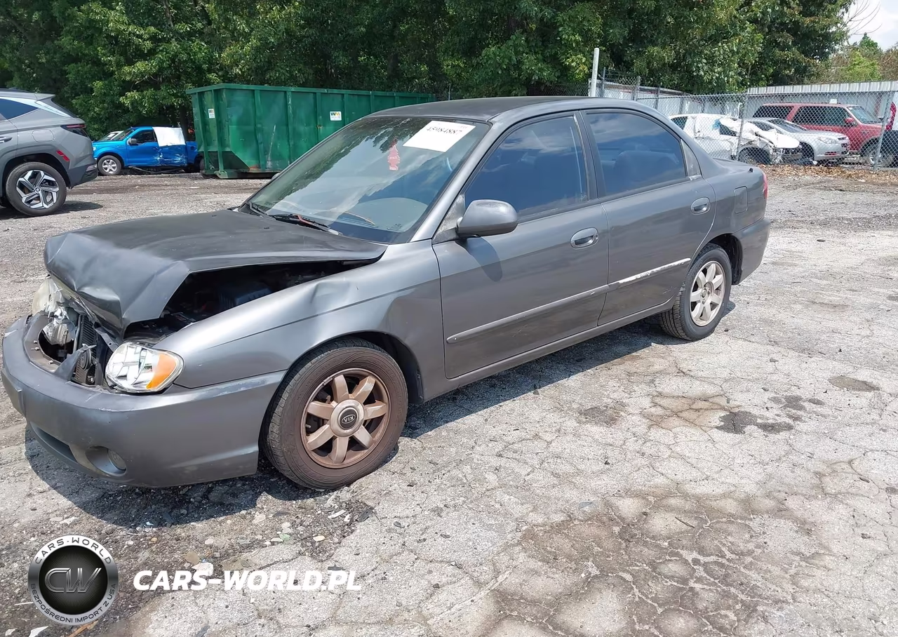 2003 Kia Spectra Ls VIN:KNAFB121835296681 - 2