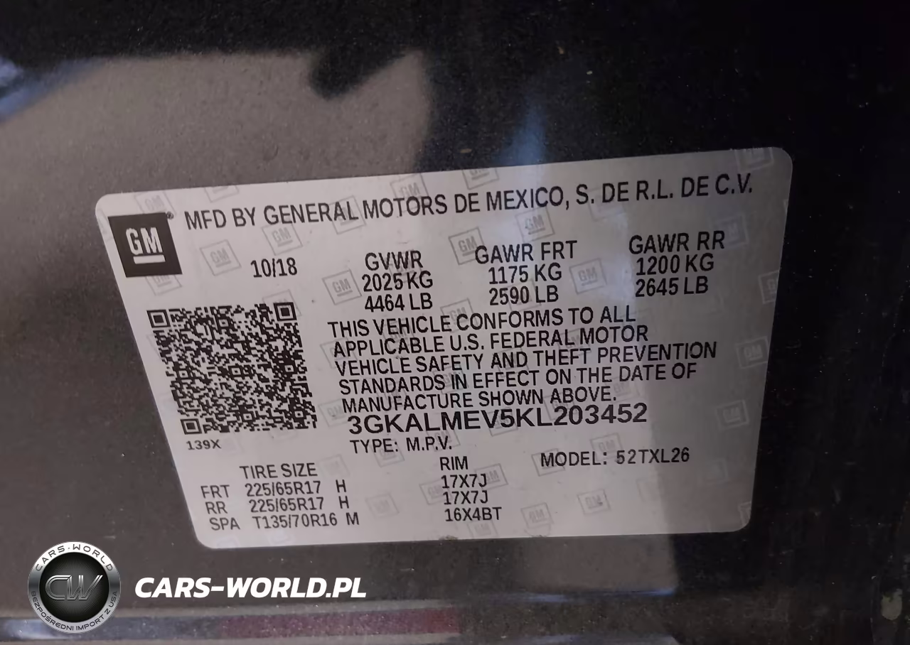 2019 GMC Terrain Sle VIN:3GKALMEV5KL203452 - 9