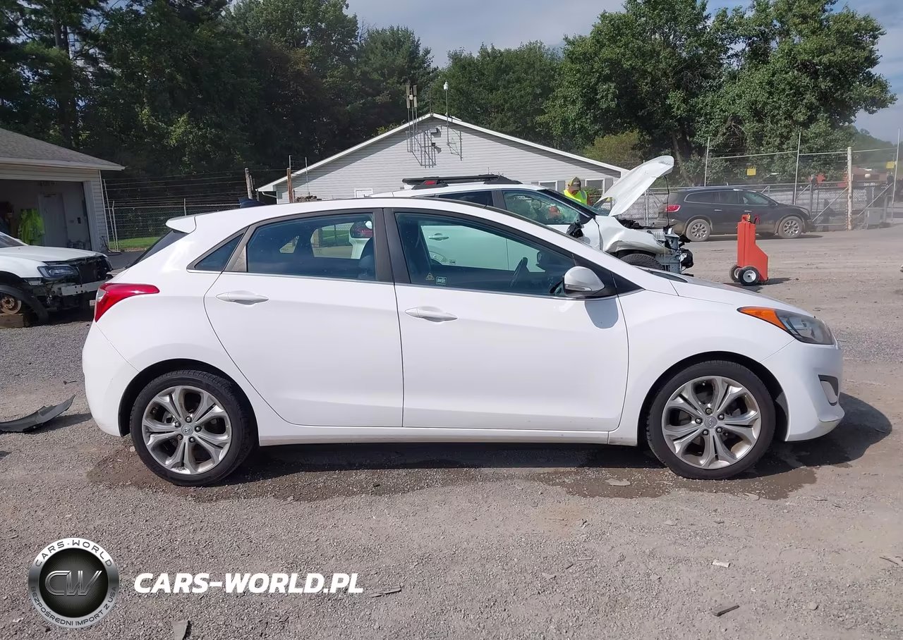 2013 Hyundai Elantra Gt Base W-Blue VIN:KMHD35LE9DU148140 - 14