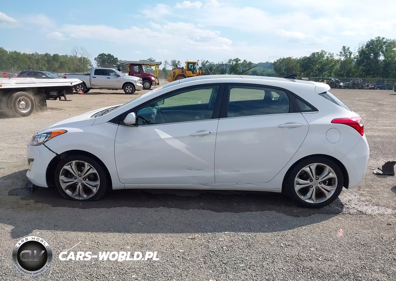2013 Hyundai Elantra Gt Base W-Blue VIN:KMHD35LE9DU148140 - 15