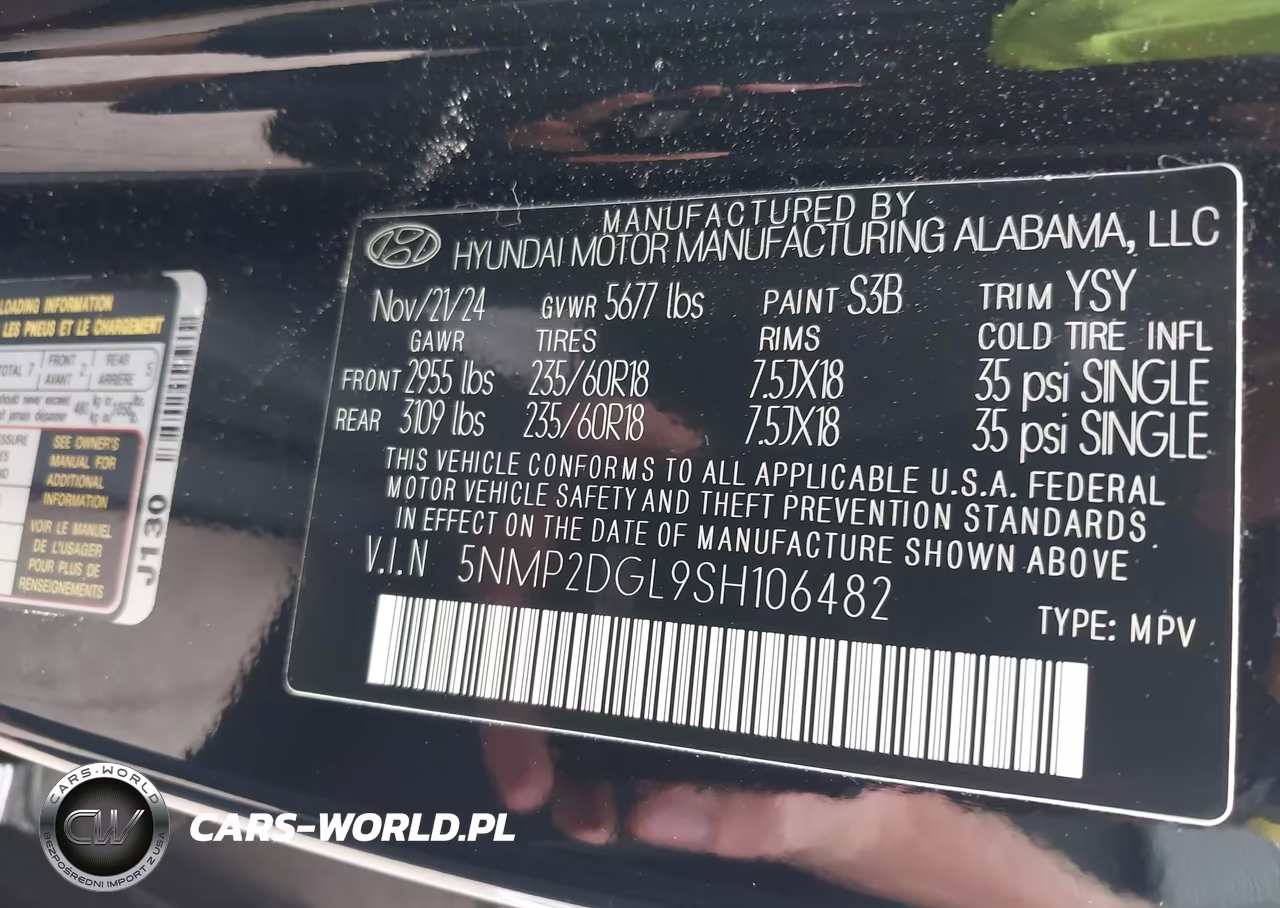 2025 Hyundai Santa Fe Sel VIN:5NMP2DGL9SH106482 - 9