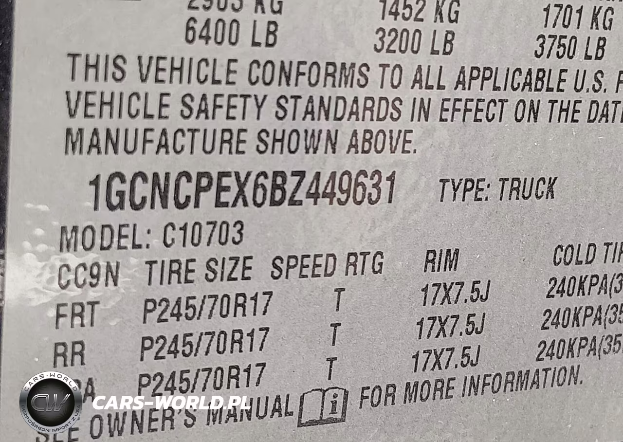 2011 Chevrolet Silverado 1500 Work Truck VIN:1GCNCPEX6BZ449631 - 9