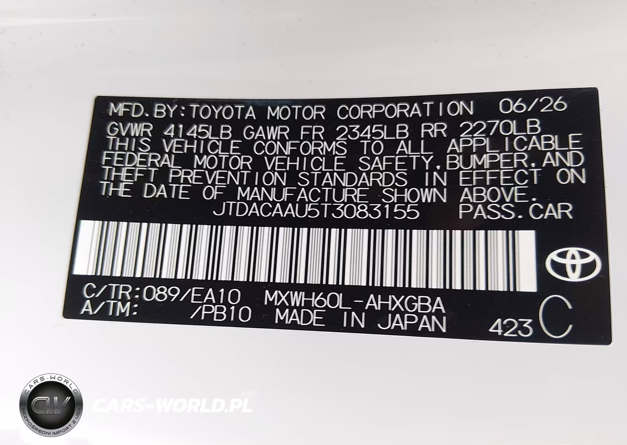 2026 Toyota Prius Xle VIN:JTDACAAU5T3083155 - 9