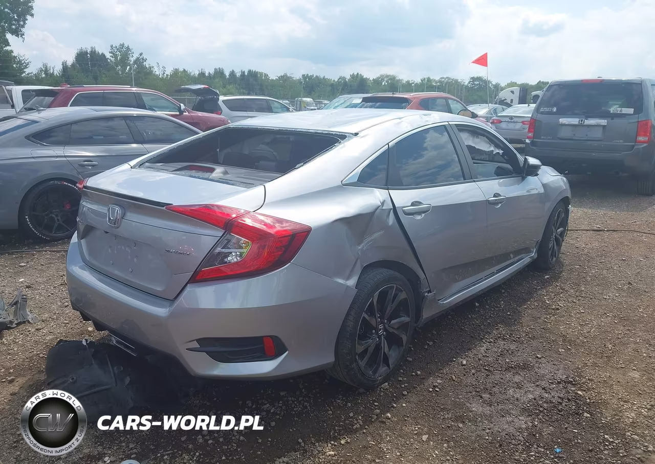 2019 Honda Civic Sport VIN:2HGFC2F81KH531749 - 4