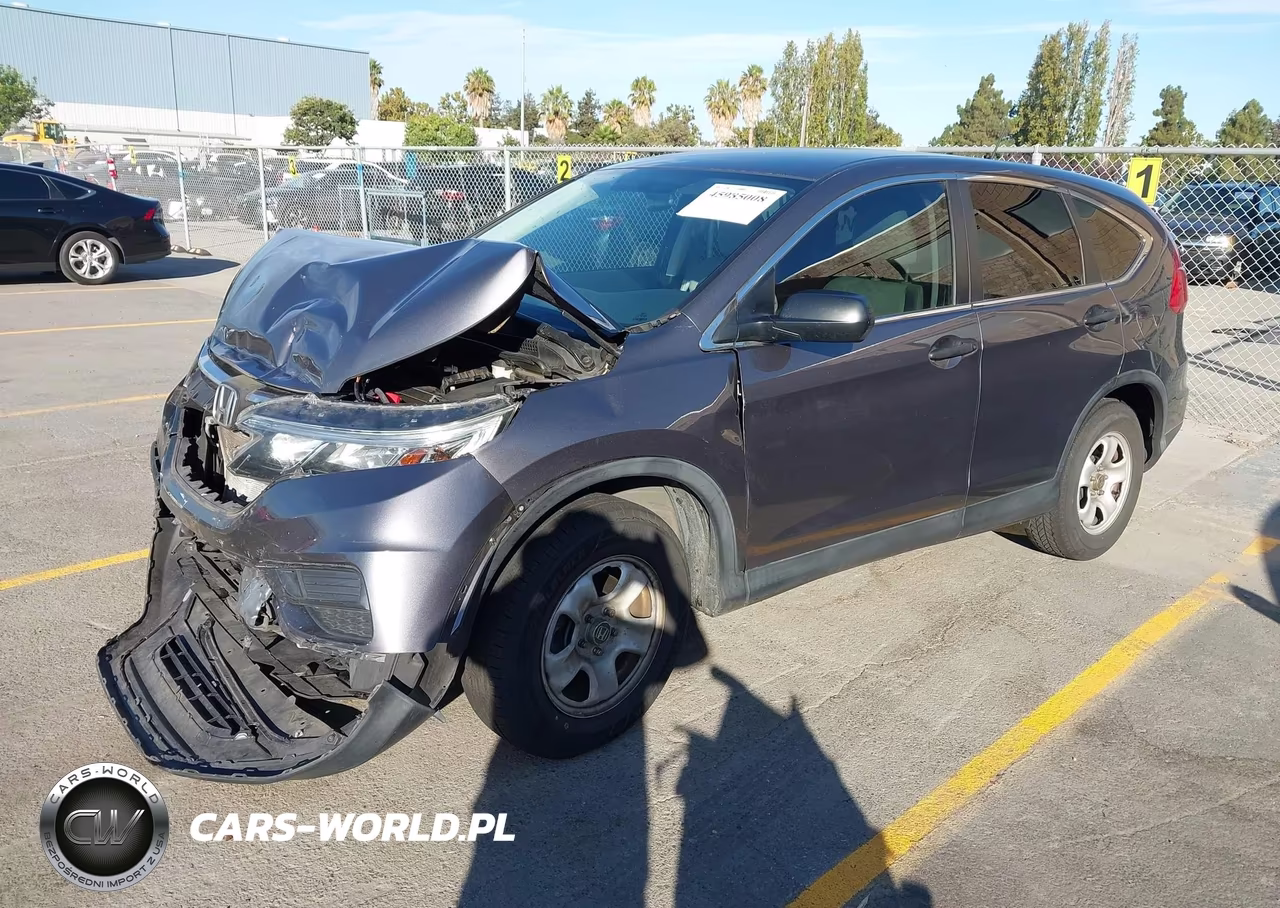 2016 Honda Cr-V Lx VIN:3CZRM3H38GG709142 - 2